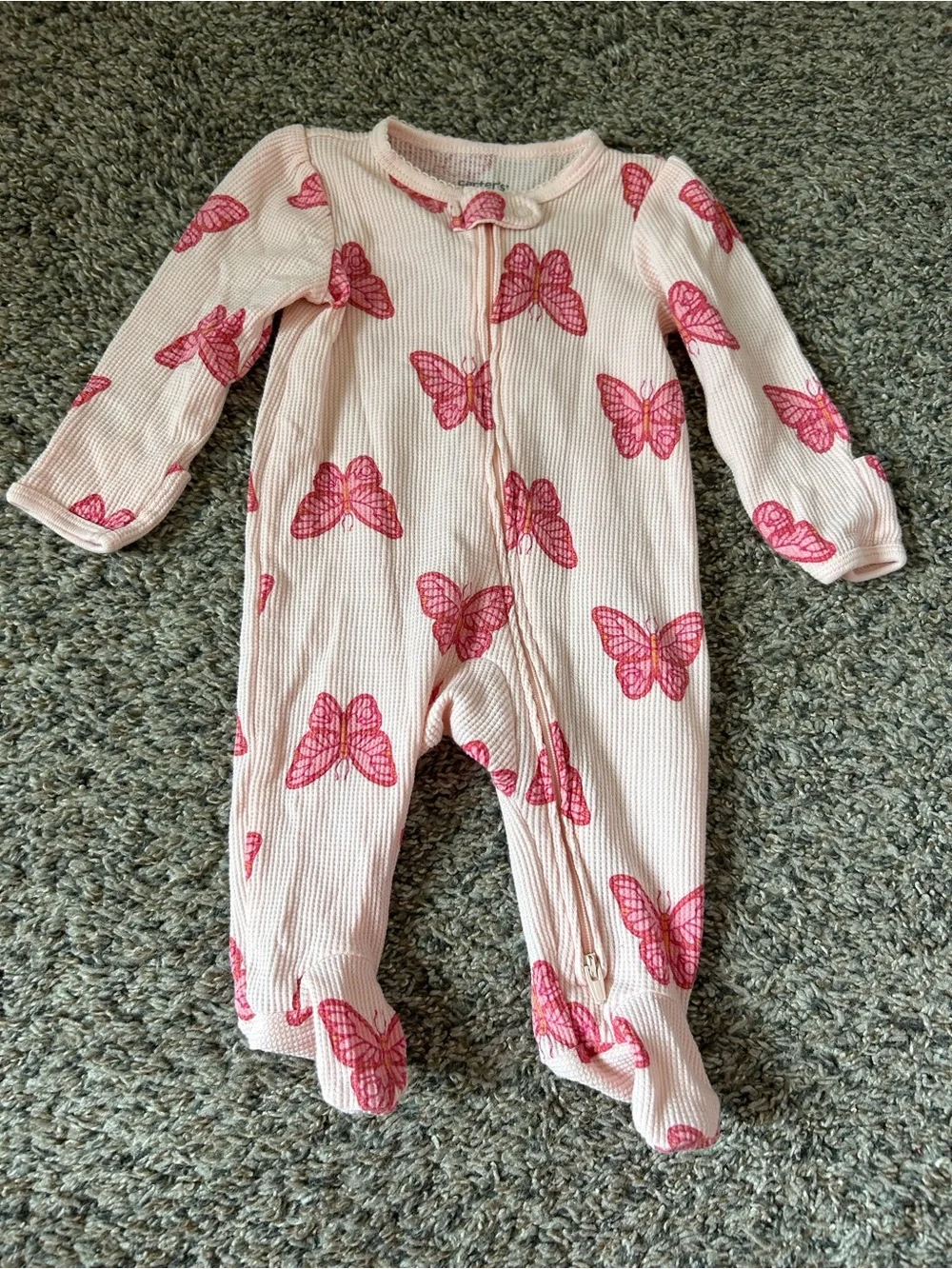 Baby Girl Footed One-Piece Sleepers - 5 Pack